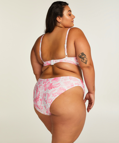 Bikini Slip Rio Tropical, Wei&szlig;