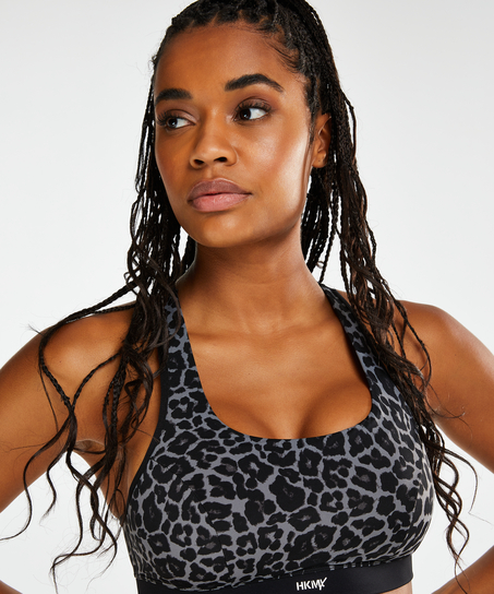 Soutien-gorge de sport HKMX The Spirit Niveau 2, Gris