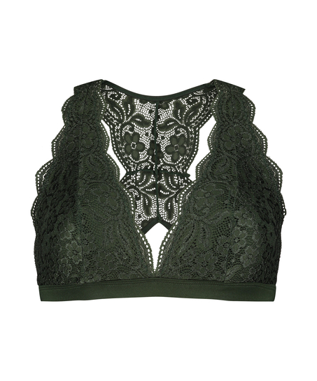 Halter Bralette Racerback, Gr&uuml;n