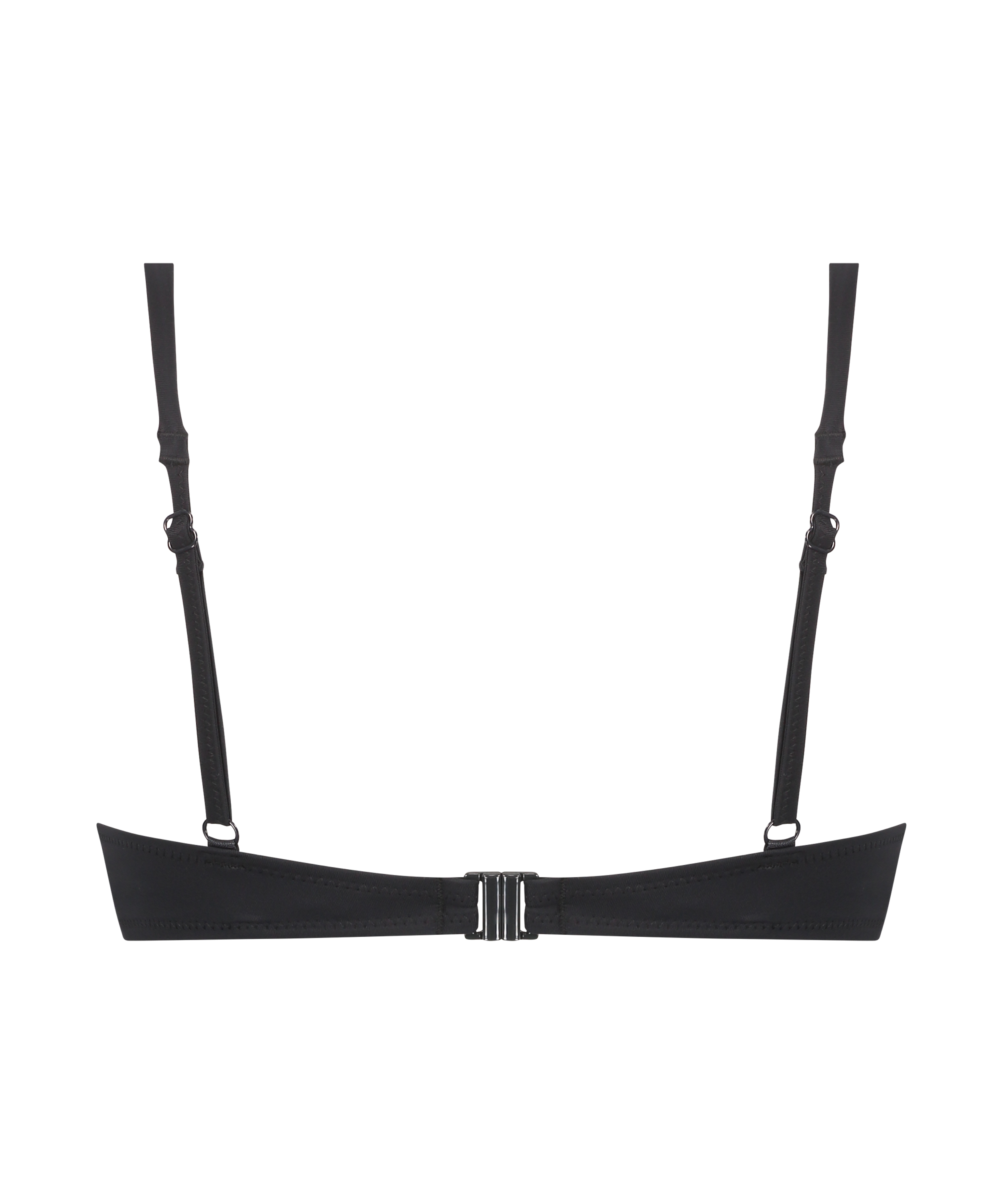 Vorgeformtes Bügel-Bikinitop Luxe Cup E +, Schwarz, main