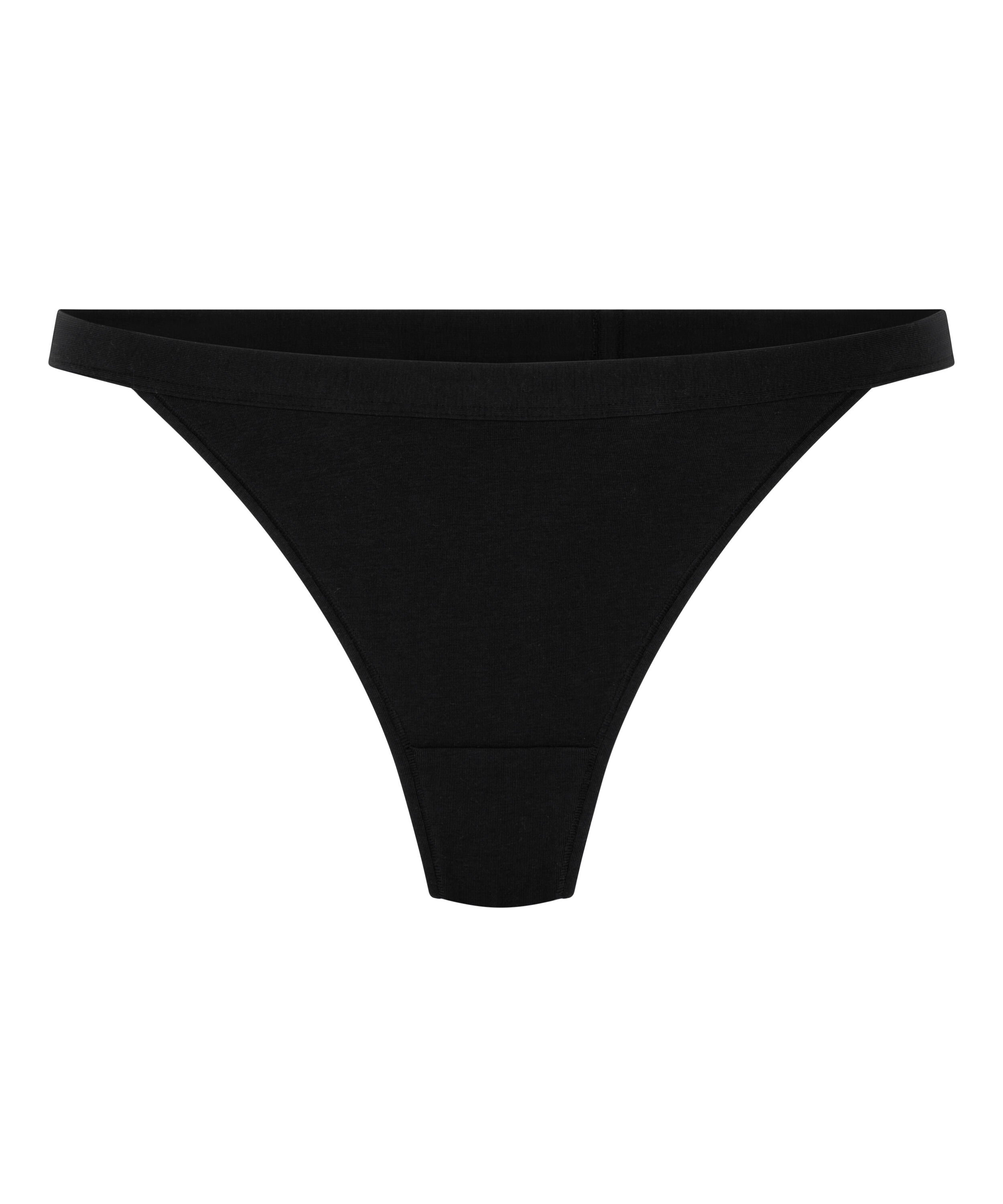 String en coton, Noir