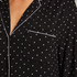 Langärmeliges Jersey-Hemdkleid Essential, Schwarz