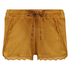Shorts Velours Lace, Gelb