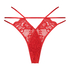 Ferngesteuerter Vibrator Spitzen-Tanga, Rot