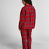 Pyjamatop aus Flanell, Rot