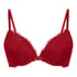 Soutien-gorge push-up à armatures préformé Teddy, Rouge