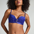 Soutien-gorge à armatures push-up préformé Sable, Bleu