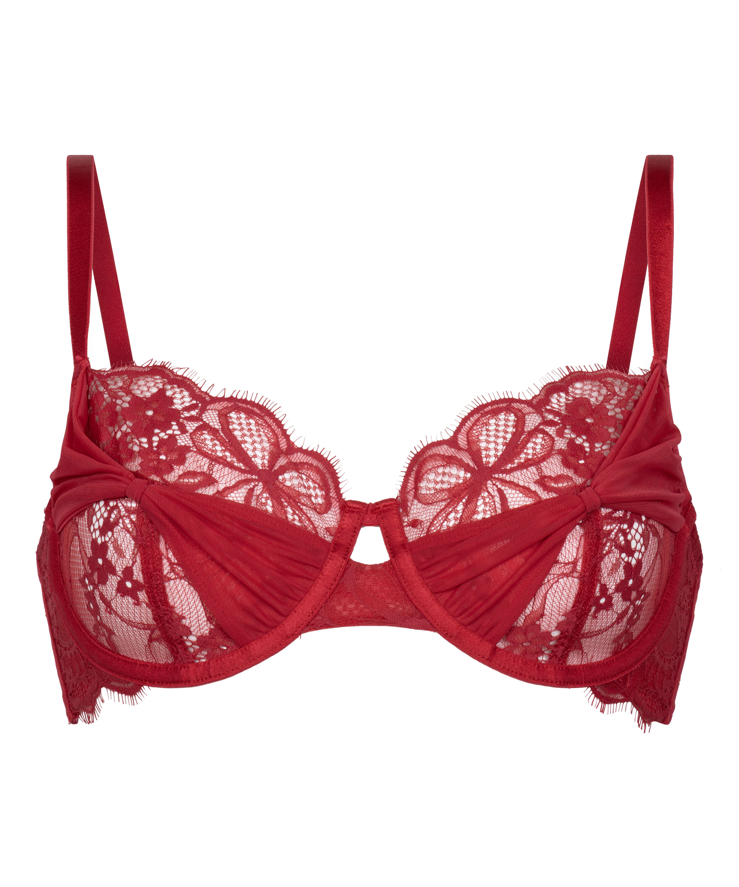 Soutien-gorge &agrave; armatures non-rembourr&eacute; Marianna, Rouge