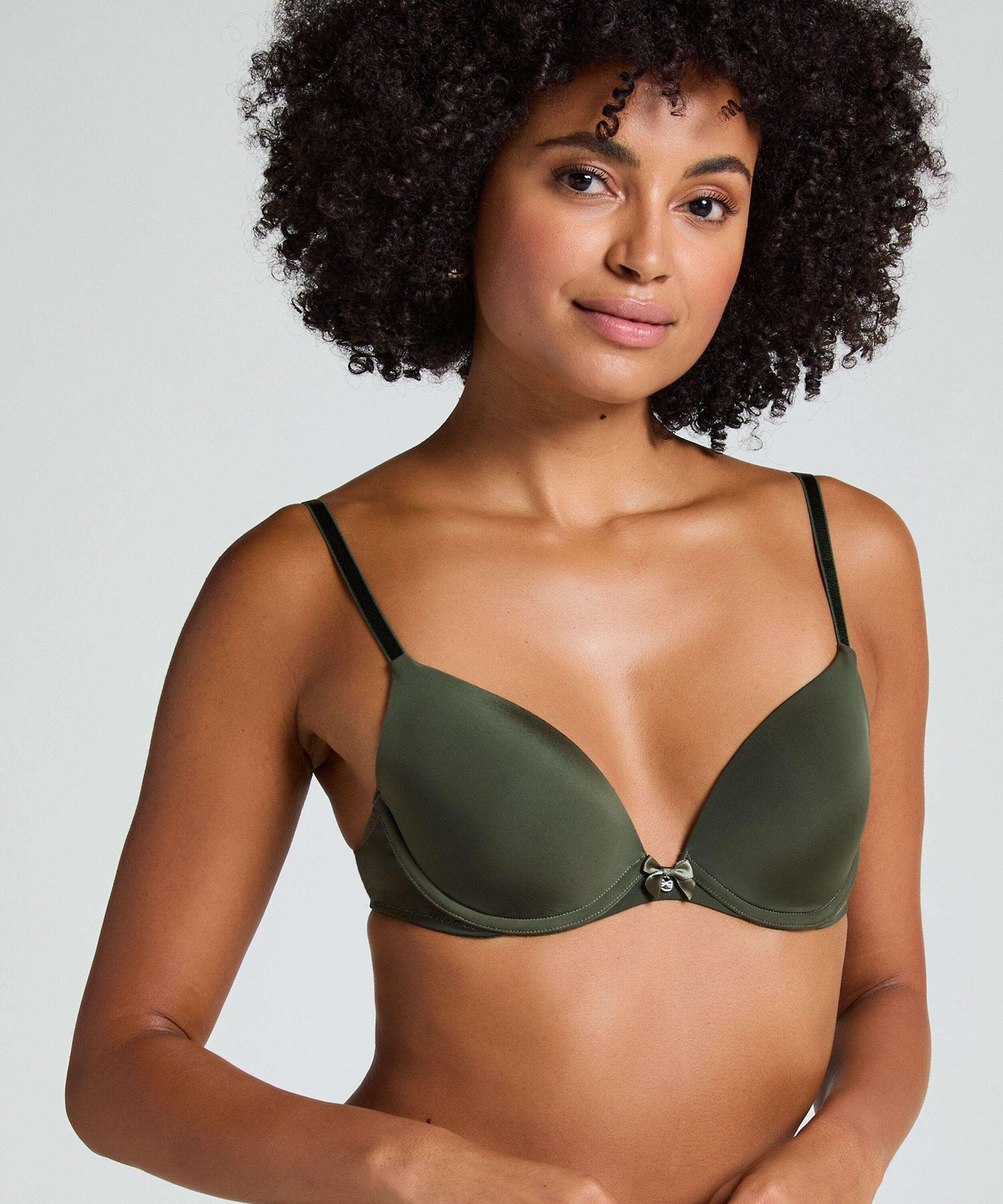 Soutien-gorge &agrave; armatures pr&eacute;form&eacute; Plunge, Vert