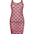 Slipdress aus Allover-Spitze, Rot