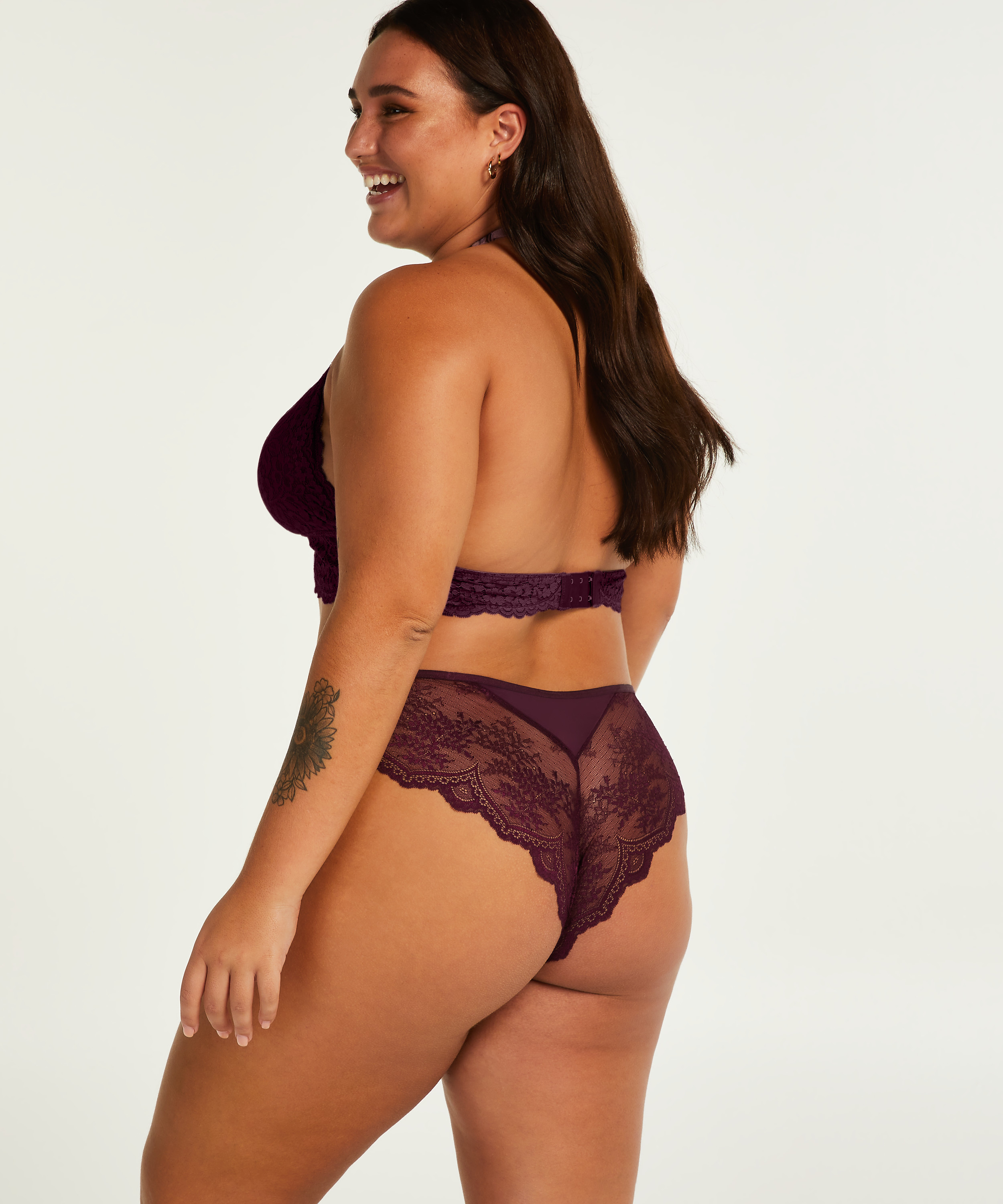 Brazilian mit hohem Beinausschnitt Heira Curvy, Lila, main