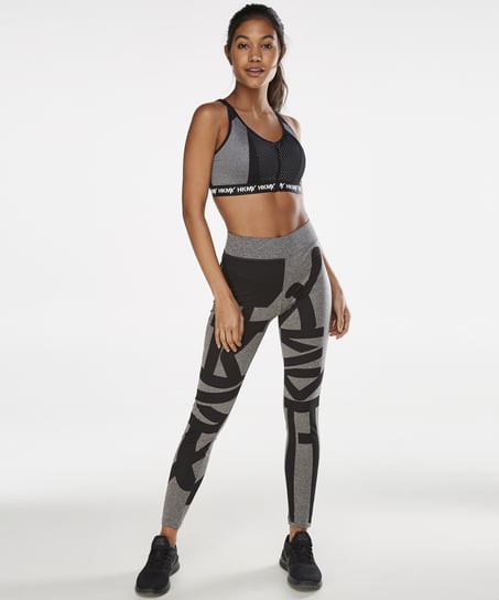 HKMX Soutien-gorge de sport The Pro Maintien niveau 3, Gris