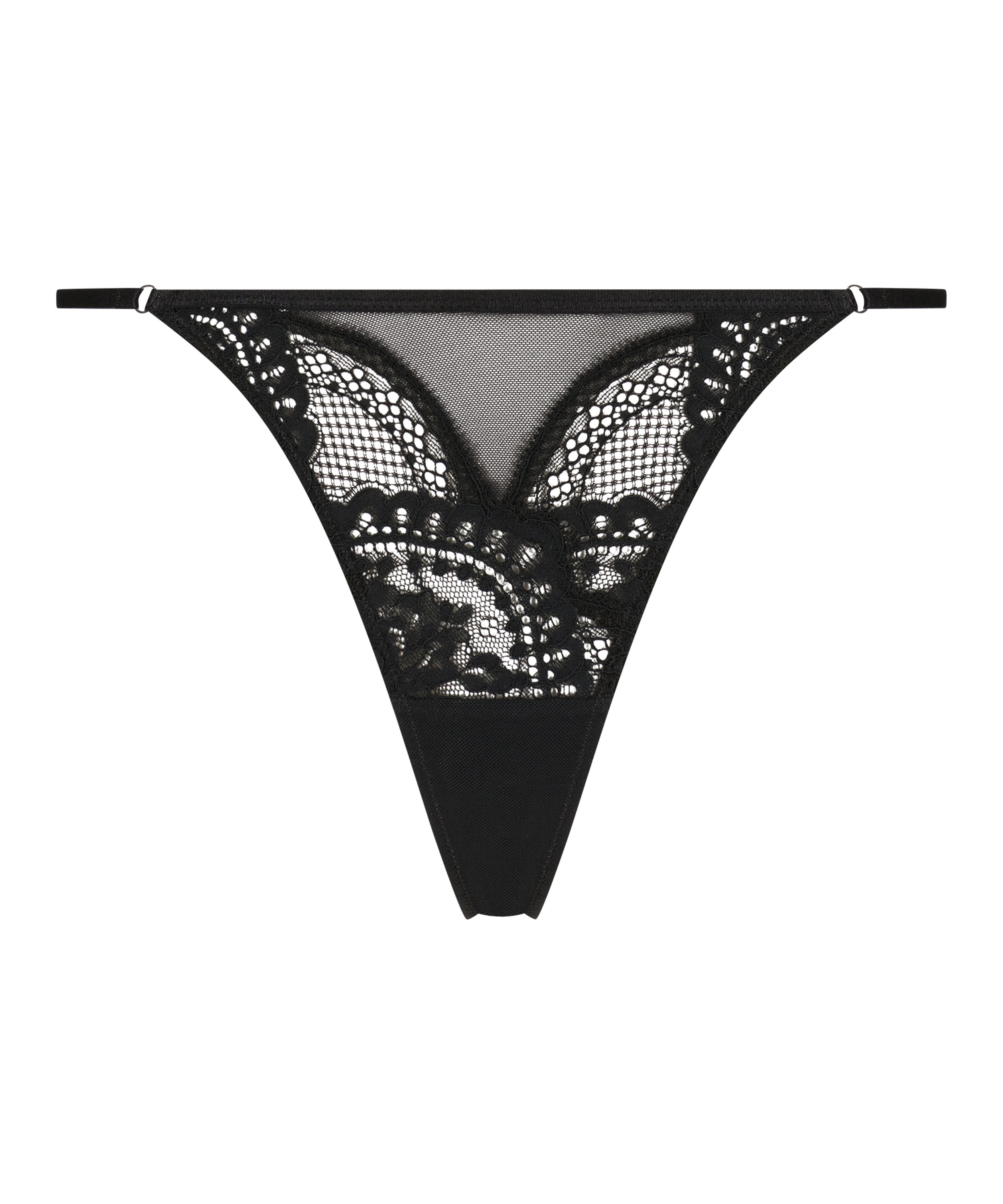 String taille haute Samantha, Noir, main
