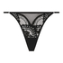String taille haute Samantha, Noir