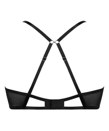 Unwattierter Bügel-BH Cinnamon, Schwarz