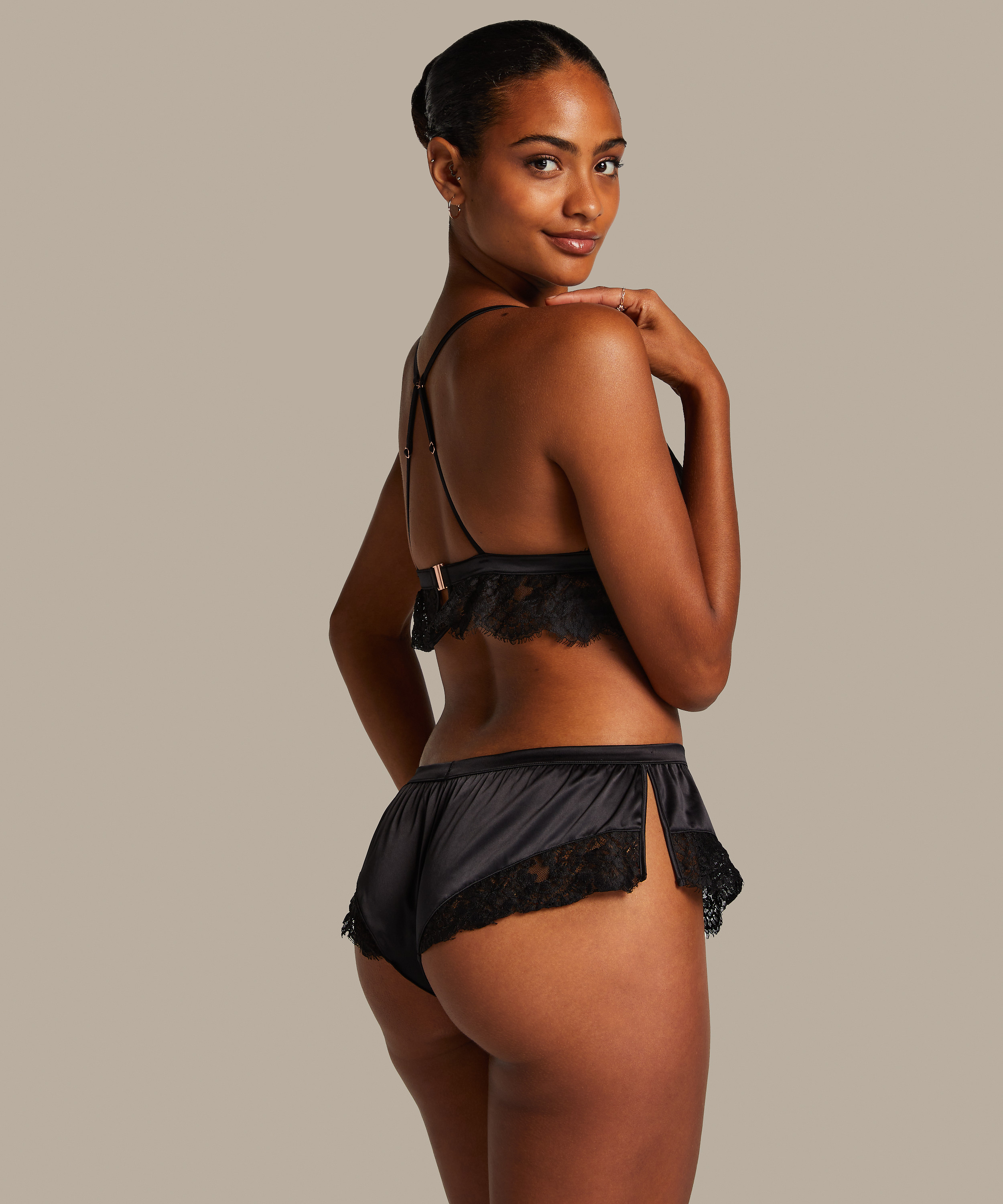 Slip Lace Valerie, Schwarz, main