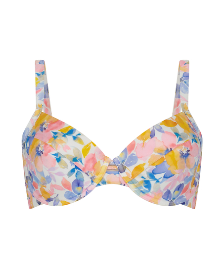 Haut de bikini pr&eacute;form&eacute; &agrave; armatures Palma, Blanc