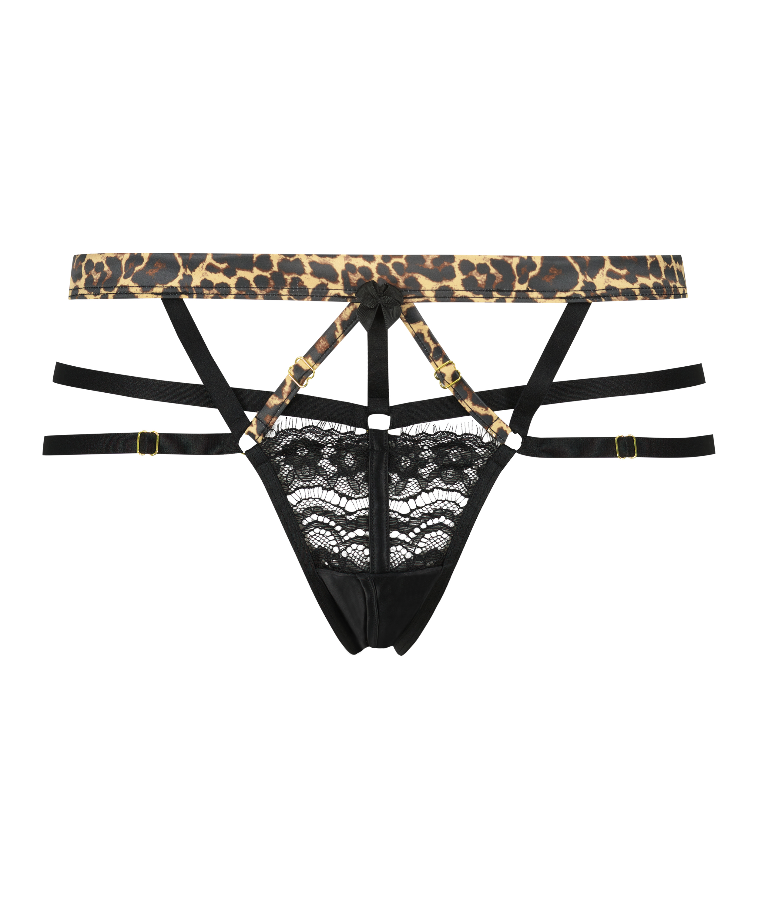 Hoher Brazilian Mitzy mit offenem Schritt, Schwarz, main