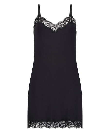 Nova Slipdress Jersey, Schwarz
