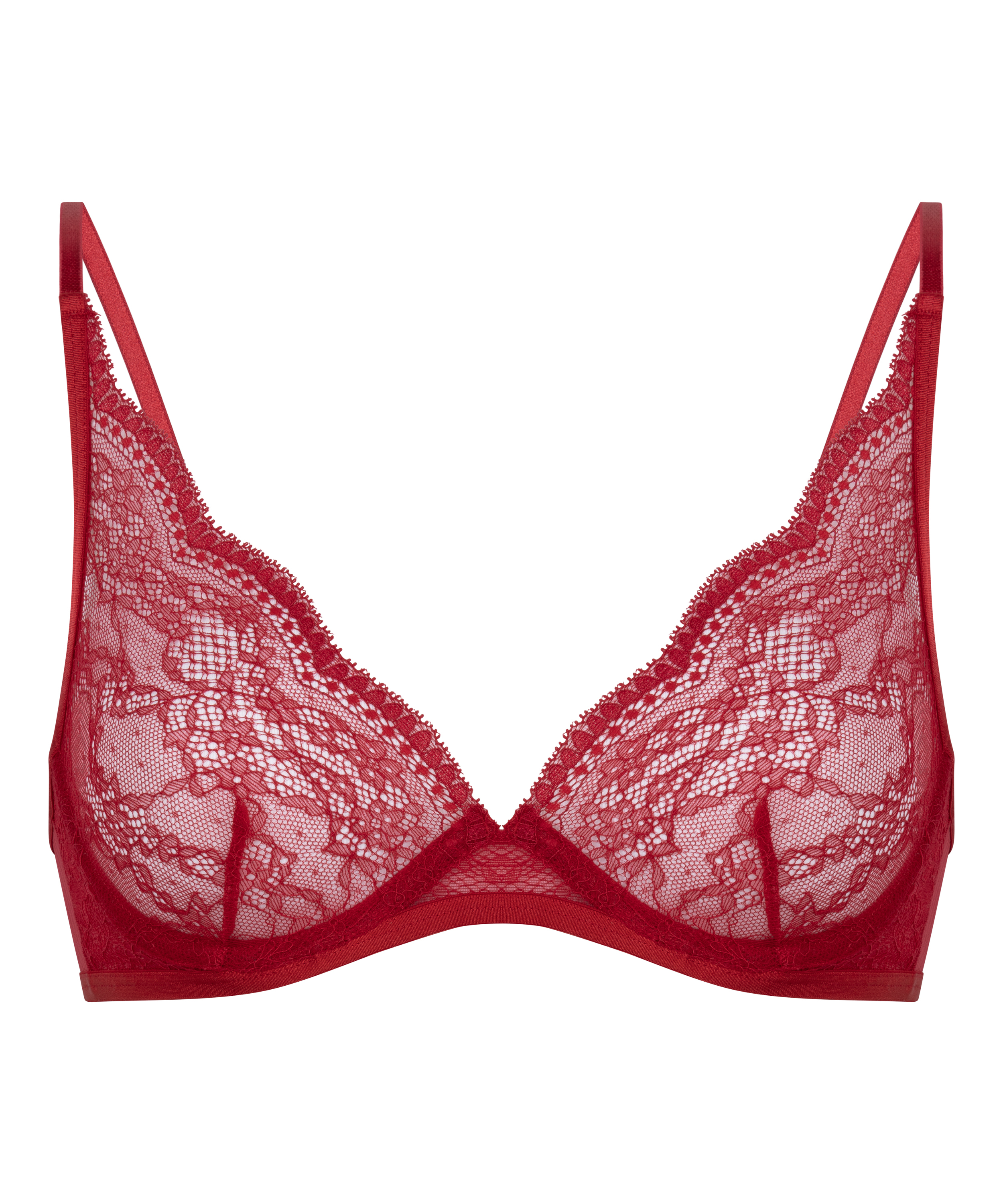 Soutien-gorge à armatures non-préformé Isabelle, Rouge, main