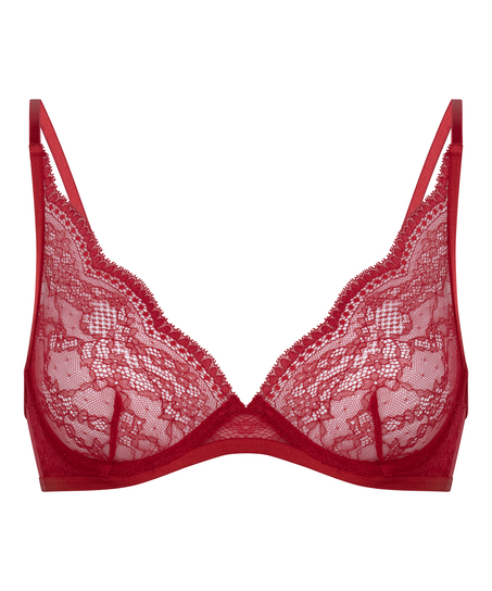 Soutien-gorge à armatures non-préformé Isabelle, Rouge, main Soutien-gorge à armatures non-préformé Isabelle, Rouge