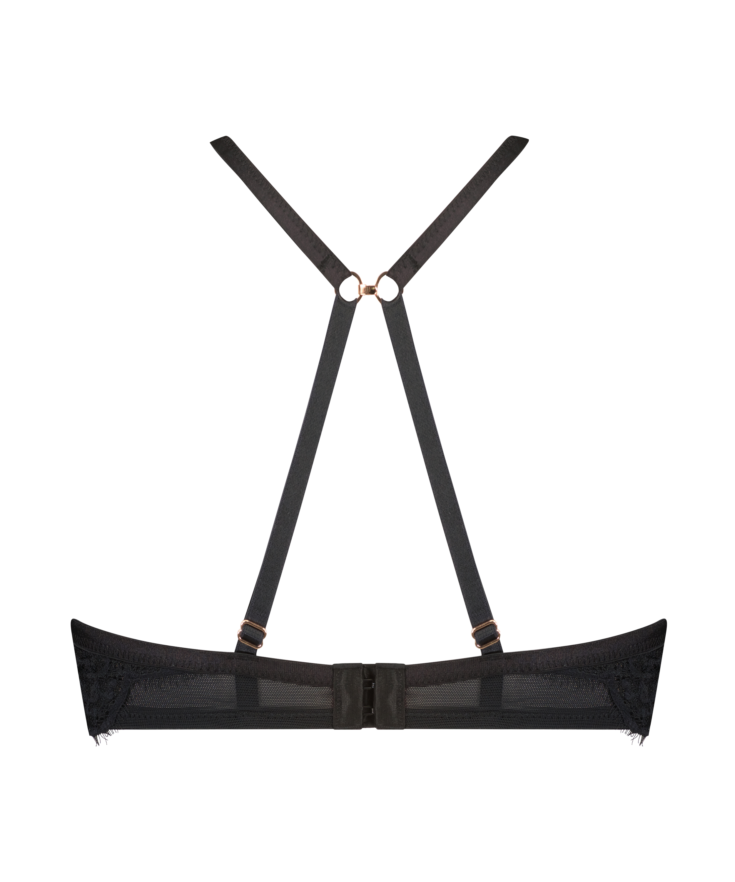 Unwattierter Bügel-BH Elissa Lucy Hale, Schwarz, main