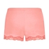 Short velours dentelle, Rose