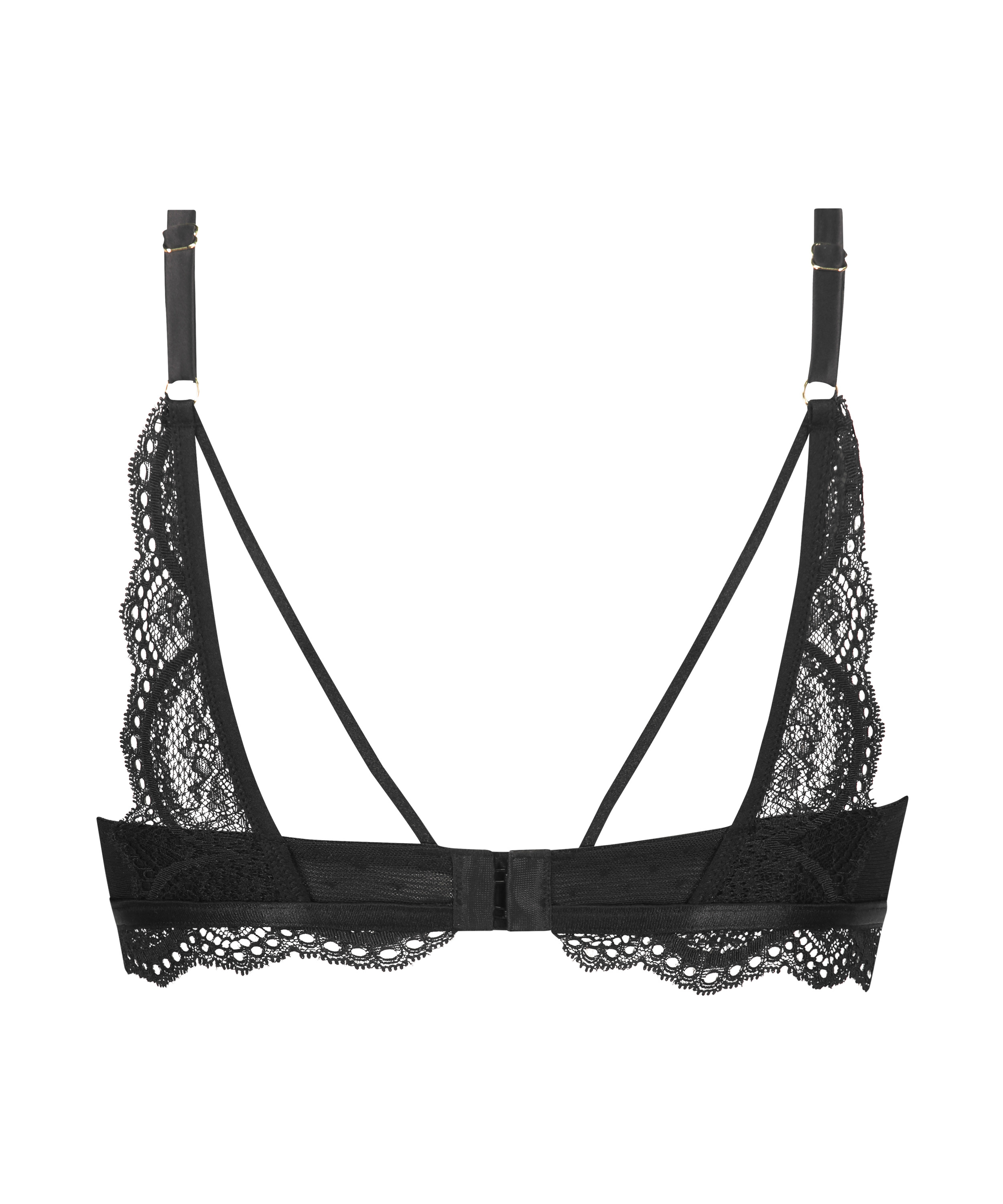Soutien-gorge à armatures préformé Fleur Nyakim, Noir, main