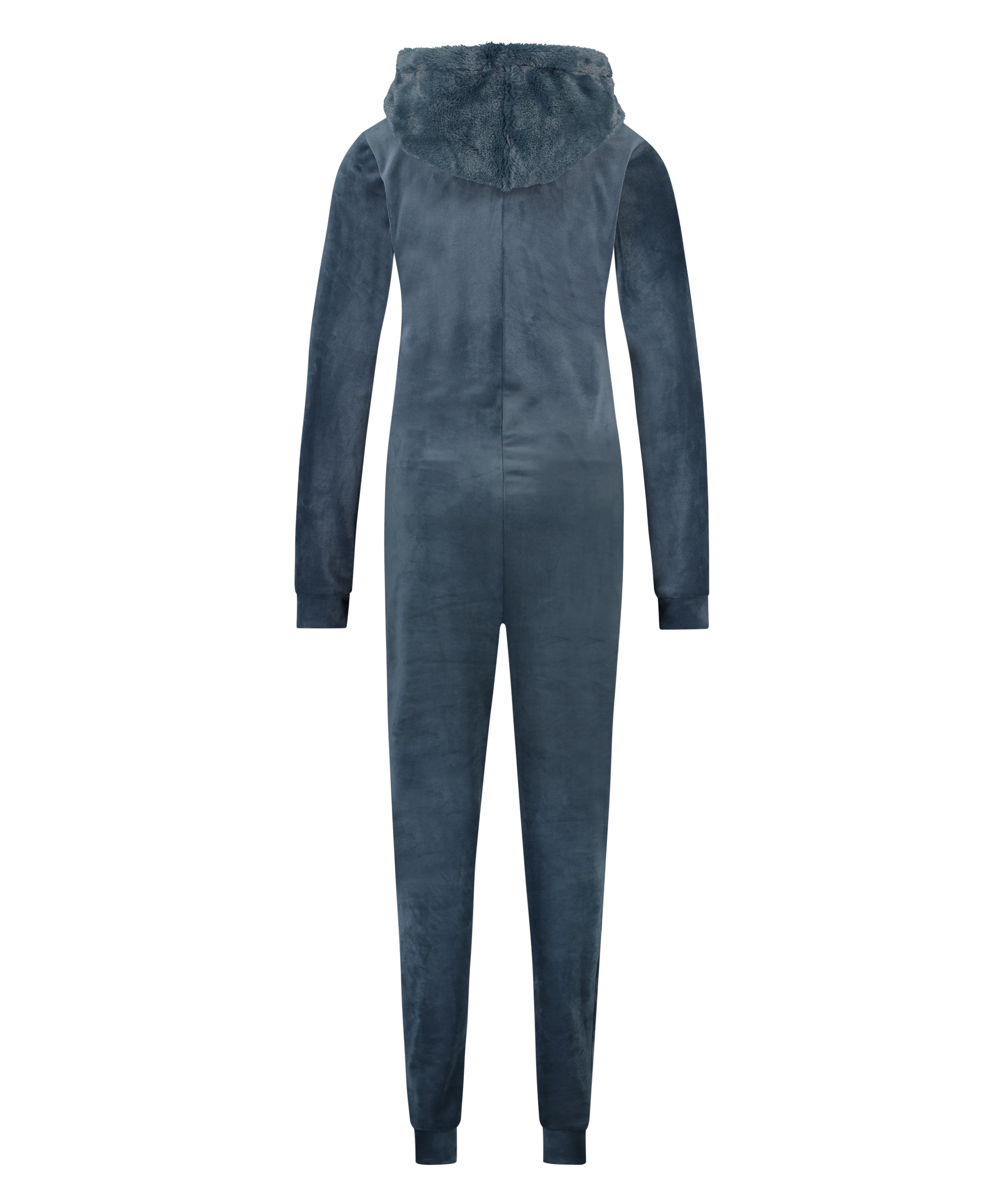 Onesie Velours, Blau, main