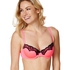 Soutien-gorge à armatures préformé Secret Lace contrast, Rose