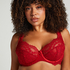 Soutien-gorge &agrave; armatures non-pr&eacute;form&eacute; Daisy, Rouge