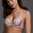 Soutien-gorge &agrave; armatures pr&eacute;form&eacute; Allegra, Rose