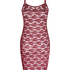 Slipdress aus Allover-Spitze, Rot