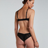Slip brésilien V-shape Zena, Noir