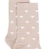 Crew-Socken aus Modal, Beige