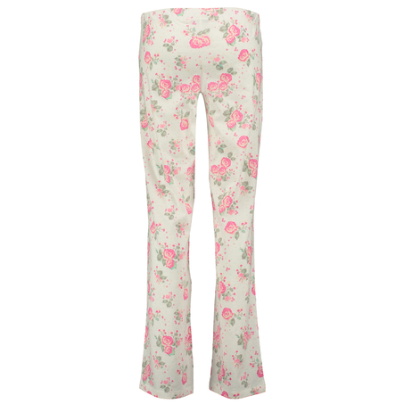 Pyama pants Dani Flower, Weiß