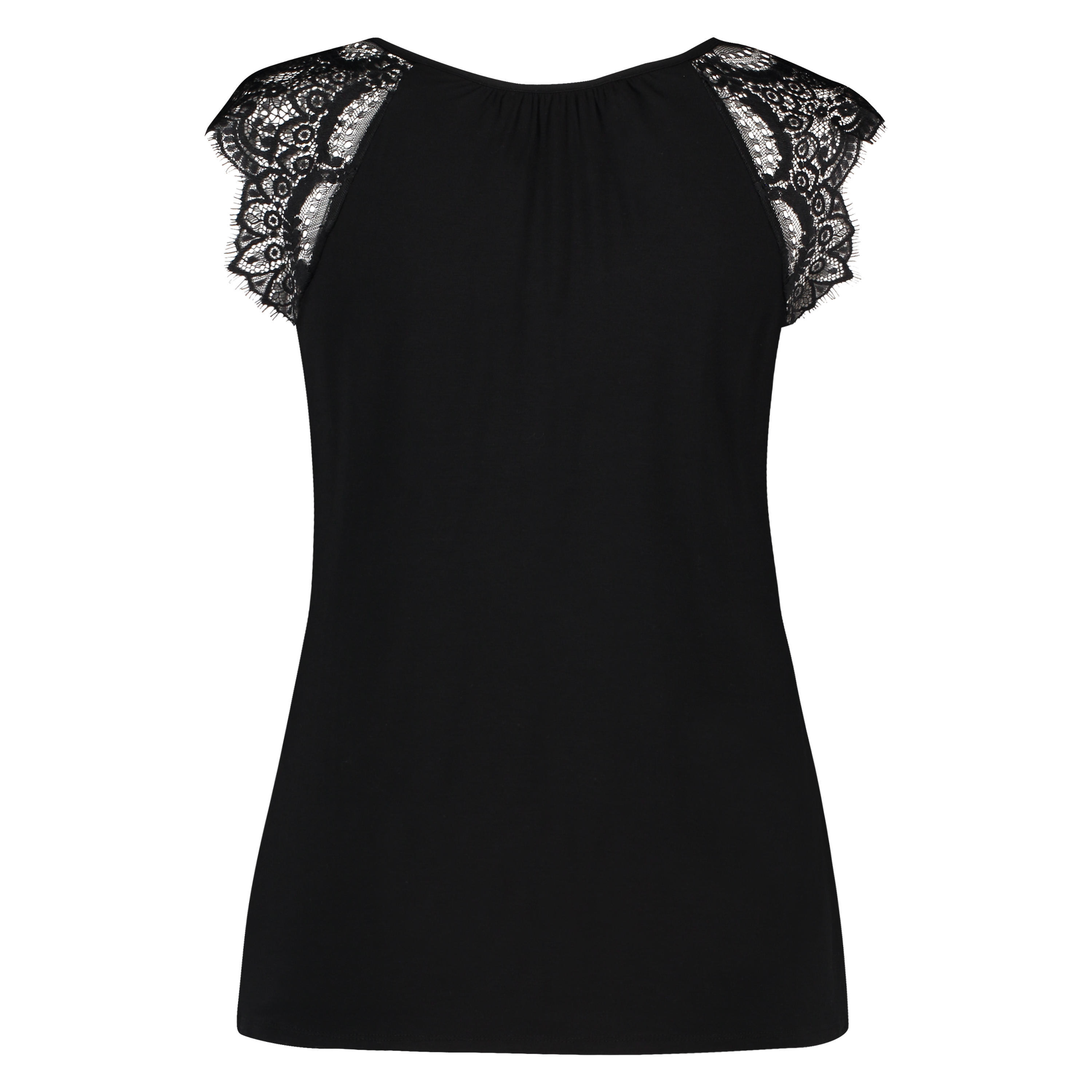Singlet Jersey Lace, Schwarz, main