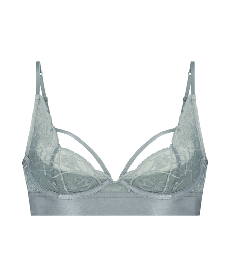 Soutien-gorge bustier non-rembourré à armatures Luna, Bleu