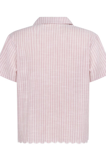 Hunkemöller Striped Pyjama Jacket Pink