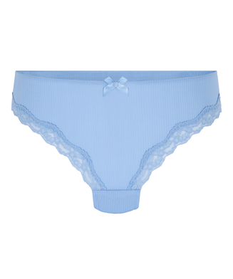 Slip brésilien Lola, Bleu, main Slip brésilien Lola, Bleu