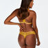 String Invisible Lace back, Jaune