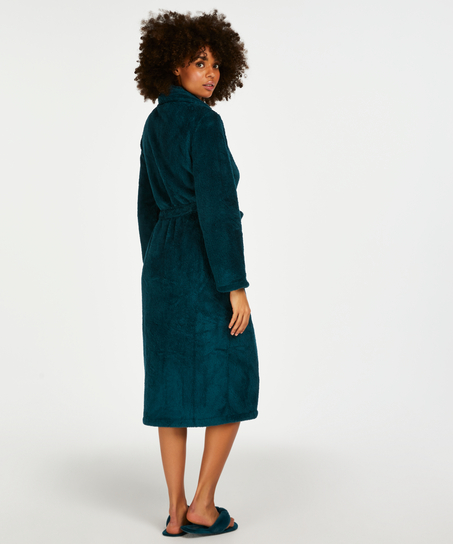 Peignoir Fleece, Bleu