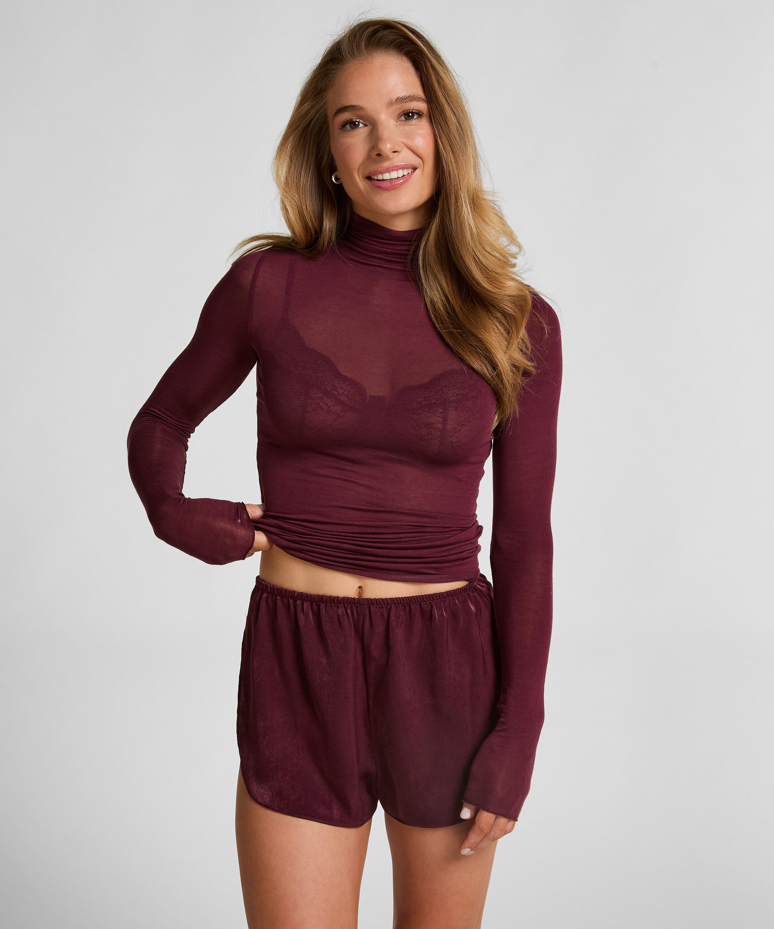 Short en satin Minimal