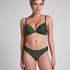 Slip brésilien Invisible Lace Back, Vert