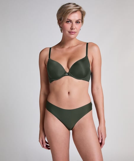 Slip brésilien Invisible Lace Back, Vert