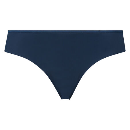 String Invisible Lace back, Bleu