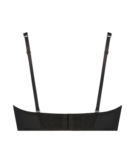 Soutien-gorge à armatures préformé sans bretelles Daisy, Noir