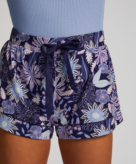 Shorts Jersey, Blau