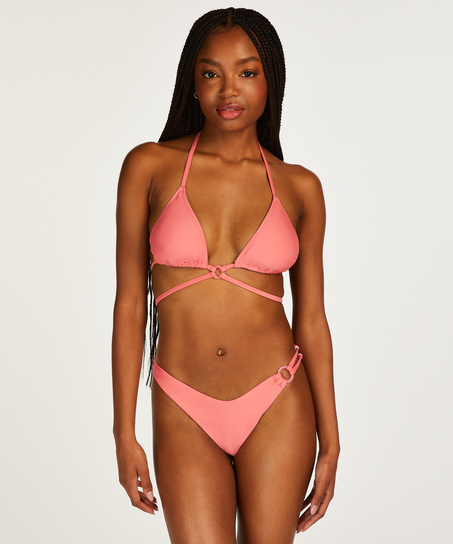 Bikini-Unterteil mit hohem Beinausschnitt Sicily, Orange