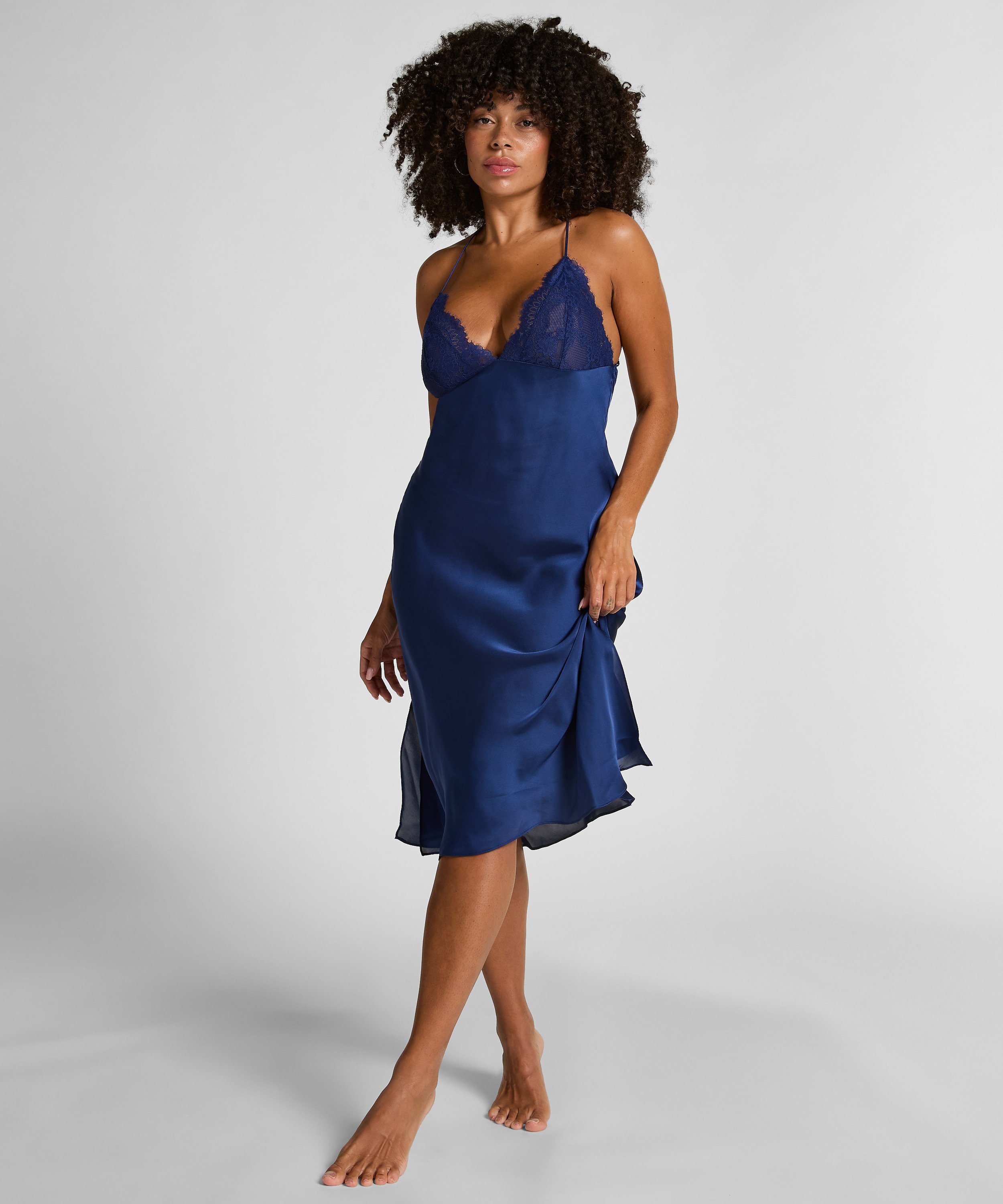 Slipdress Dorothy, Blau, main